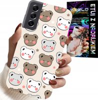 ETUI DO SAMSUNG GALAXY S21 FE - MIŚ MISIE WZORY DLA NAJMŁODSZYCH + SZKŁO