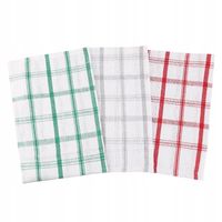 Ręczniki Ścierki Kuchenne 100% Bawełna 35x55cm MORAJ Zestaw 3 SZT MIX KOLOR