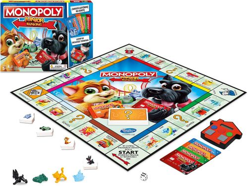 HASBRO MONOPOLY JUNIOR BANKING +TERMINAL PL E1842 na Arena.pl