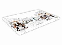 SZKLANA DESKA KUCHENNA 40x30 331b Deptak