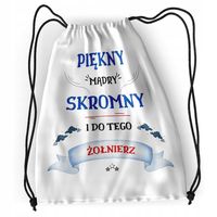 Plecak Dla Żołnierza Sportowy Szkolny Worek Torba Z Nadrukiem Ze Zdjęciem