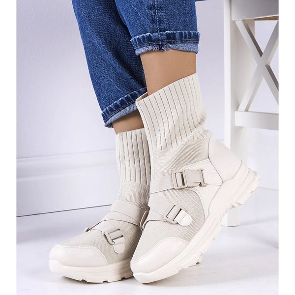 Beżowe sneakersy r.39 zdjęcie 2