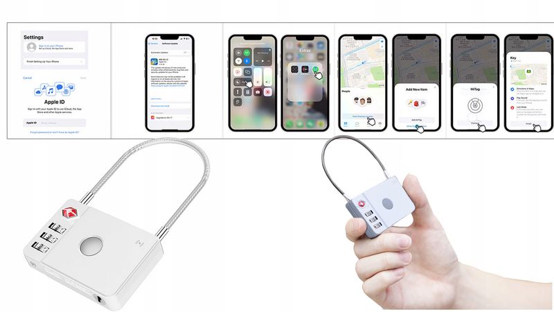 Kłódka Mili MiLock Zámek - Bílý zdjęcie 5