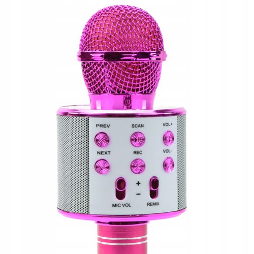 MIKROFON BEZPRZEWODOWY KARAOKE BLUETOOTH USB AUX na Arena.pl
