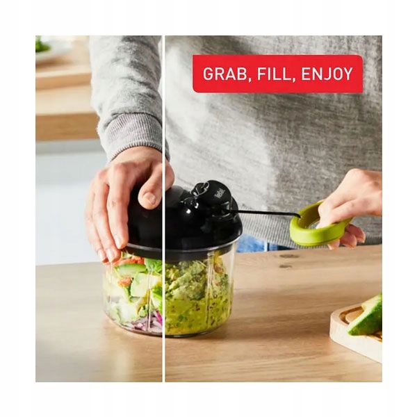 Rozdrabniacz TEFAL chopper siekacz do warzyw 900ml. zdjęcie 2