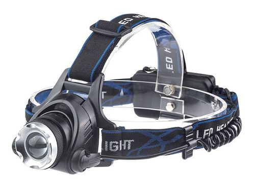 LATARKA CZOŁOWA LED ZOOM CREE XML T6 CZOŁÓWKA MOC akumulator + ładowar na Arena.pl