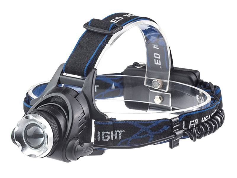 LATARKA CZOŁOWA LED ZOOM CREE XML T6 CZOŁÓWKA MOC akumulator + ładowar zdjęcie 11