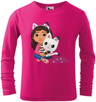 Koszulka z długim rękawem Koci Domek Gabi