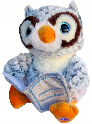 PLUSZOWA SOWA MASKOTKA INTERAKTYWNA MÓWI OPOWIADAJĄCA 3 BAJKI POLSKIE na Arena.pl