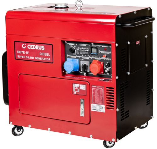 CEDRUS DG7E-3F AGREGAT GENERATOR PRĄDOTWÓRCZY 7.1kW / 12 KM 230/400V AVR WERSJA WYCISZONA SILENT CEDRUS 7.1 kW KD195FC DIESEL na Arena.pl