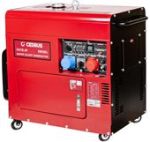 CEDRUS DG7E-3F AGREGAT GENERATOR PRĄDOTWÓRCZY 7.1kW / 12 KM 230/400V AVR WERSJA WYCISZONA SILENT CEDRUS 7.1 kW KD195FC DIESEL