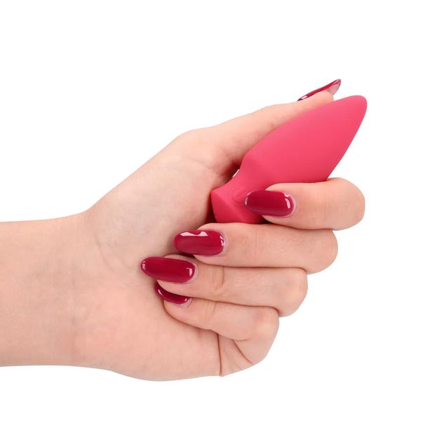 Cone Shaped Bullet Vibrator - Blushing Red zdjęcie 8