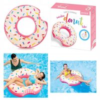 Koło do pływania dla dzieci na basen dmuchane donut zestaw naprawczy Intex