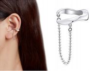 Kolczyk Nausznica Srebrna Kolczyk Srebro 925