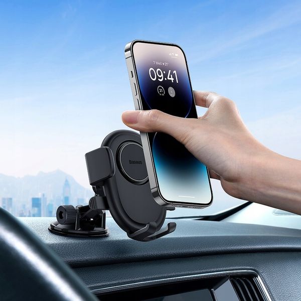 BASEUS UCHWYT DO SAMOCHODU GRAWITACYJNY HOLDER NA TELEFON KOKPIT DESKĘ zdjęcie 4
