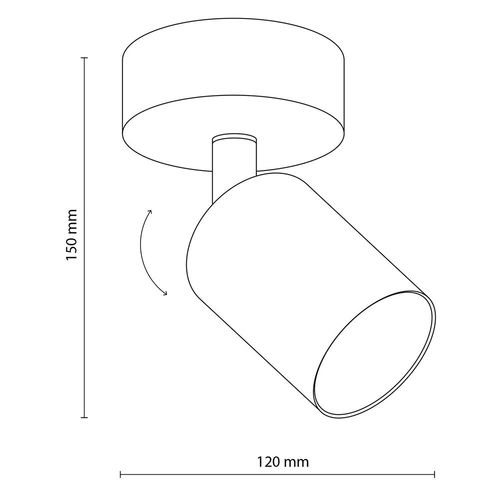 lampa reflektor spot top brown 5957 tk lighting na Arena.pl