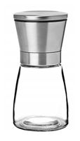 Młynek ręczny do soli i pieprzu PRACTICO 190 ml ceramiczne żarno szkło stal nierdzewna