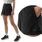 KRÓTKIE SPODENKI DAMSKIE 4F DRESOWE SPORT CASUAL BAWEŁNA WIOSENNE