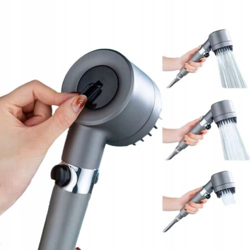 SŁUCHAWKA PRYSZNICOWA WYSOKOCIŚNIENIOWA OSZCZĘDNA Z MASAŻEREM NAPOWIETRZAJĄ na Arena.pl