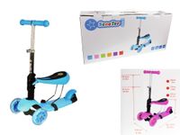 hulajnoga dziecięca 3-kołowa z siedziskiem 70,5x29x56 cm AE-4838