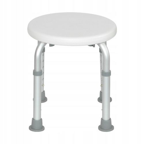 TABORET STOŁEK POD PRYSZNIC OKRĄGŁY KRZESŁO PRYSZNICOWE STABILNE DO WANNY na Arena.pl