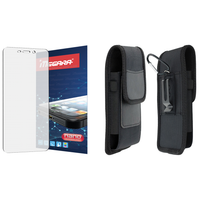 szkło hybrydowe do hammer iron 4 - 6.45" + etui futerał na pasek kabura