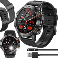 SMARTWATCH WODOODPORNY ZEGAREK MĘSKI MENU PL ROZMOWY CIŚNIENIE SMART WATCH