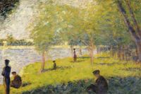 Plakat 30x20cm Study for a Sunday on La Grande Jatte, Seurat