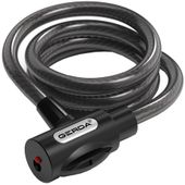 Zapięcie rowerowe Gerda Flex 1200/8V linka 120 cm czarne