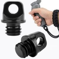 Uchwyt na Pasek 3/8" ŚRUBA Aparatu Gimbala 18 mm Aluminium Guma Czarny