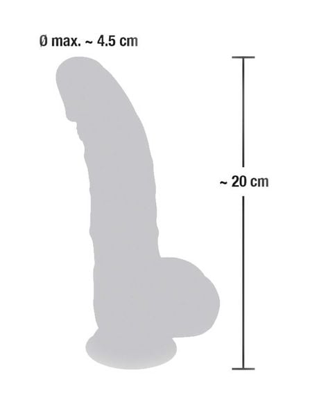 Medical Silicone Dildo 20 Cm zdjęcie 8
