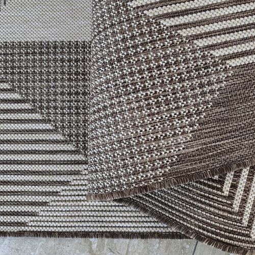 Dywan sznurkowy dwustronny ZARA 16 brązowy 200 x 290 cm brązowy na Arena.pl