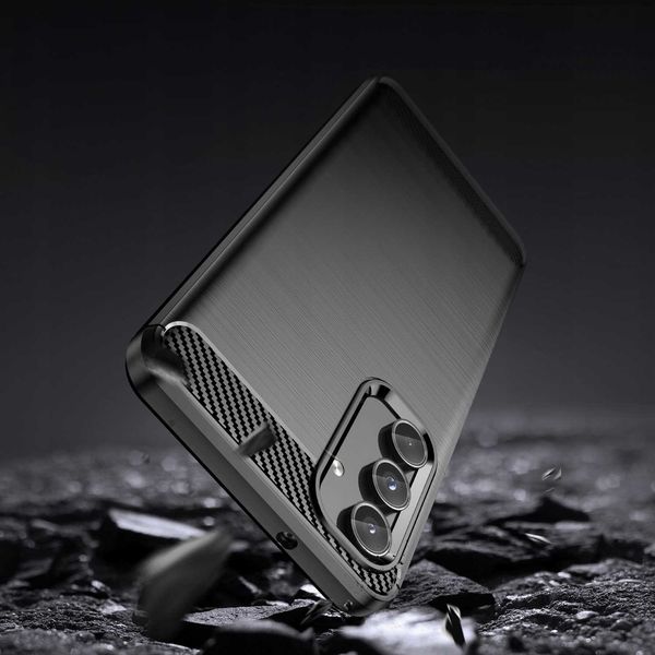 Spacecase Carbon Galaxy M55 5G Black zdjęcie 6