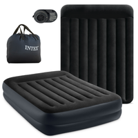 Dwuosobowy Materac Dmuchany 152x203x42 cm łóżko pompka 220V INTEX 64124ND