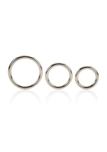 silver ring - 3 piece set silver na Arena.pl
