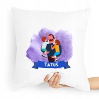 Poduszka Prezent Dla Taty Ojca Tatuś Z Nadrukiem Ze Zdjęciem