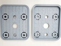 Górna guma uszczelka 140 x 115 mm do bloków ssawnych, zamiennik