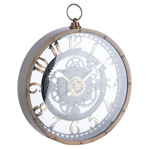 Zegar ścienny brązowy 26,5 cm na Arena.pl