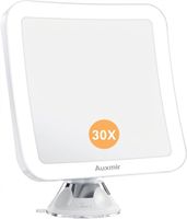 Lusterko kosmetyczne z podświetleniem LED, powiększenie 30x Auxmir