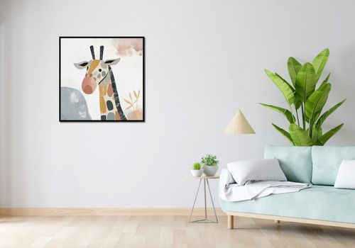 Plakat 80x80cm Żyrafa Bambino na Arena.pl