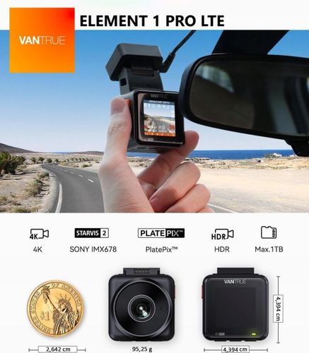 Wideorejestrator VANTRUE E1 Pro LTE na Arena.pl