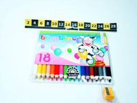 BNK DI117 KREDKI BAMBINO 18 KOL.W DREW.+TEMP