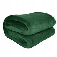 KOC NARZUTA DWUSTRONNA TAGO 150x200 CIEMNY ZIELONY