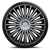 Kołpaki uniwersalne DAKOTA SILVER BLACK 15 cali