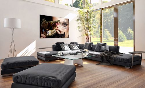 Obraz Na Płótnie - Kobieta Maska  - 120X80 Cm - Aa120X80-2680 na Arena.pl