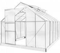 SZKLARNIA OGRODOWA Z POLIWĘGLANU  2,5 X 3,1 X 2,05 M