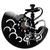 Zegar ścienny z płyty winylowej Shisha 162.14