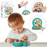 WOOPIE Gra Zręcznościowa Wbijanka Kreta Sznurek Ośmiornica Zielony 2w1