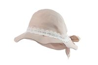 Jamiks Jade kapelusz na lato z dużym rondem len beżowy 48-50