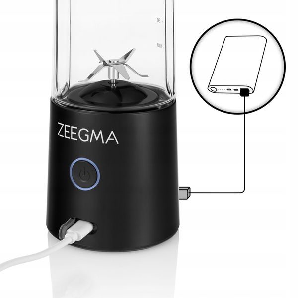BLENDER PRZENOŚNY BEZPRZEWODOWY 300W USB ZEEGMA VITAMINE GO zdjęcie 8